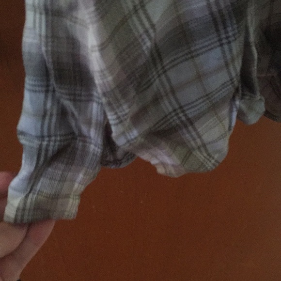 NWT Motherhood Maternity flannel plaid tunic 1X - Picture 8 of 10